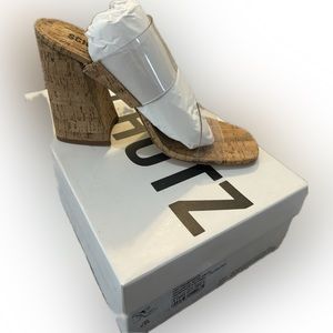 SCHUTZ Victorie high block  sandals